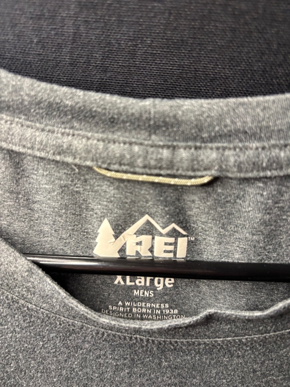 REI Co-Op Gray Dri-Fit Short Sleeve Shirt XL